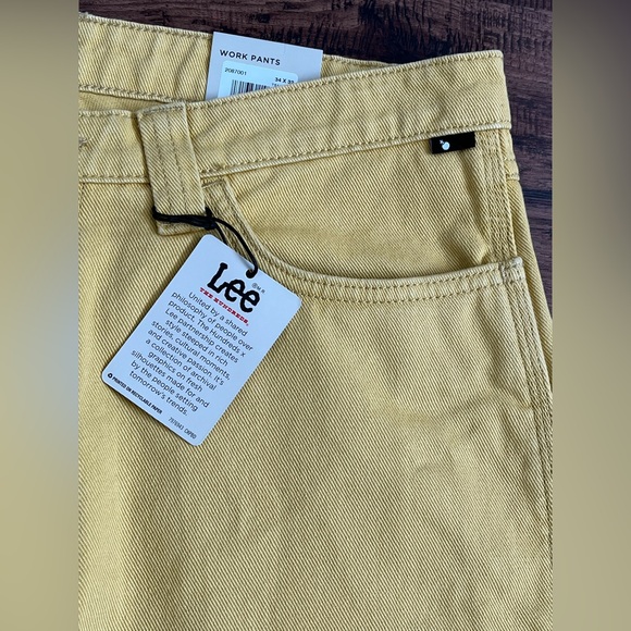 Lee Work Pants x The Hundreds 'Yellow' (size mens W34xL32) - Picture 6 of 15